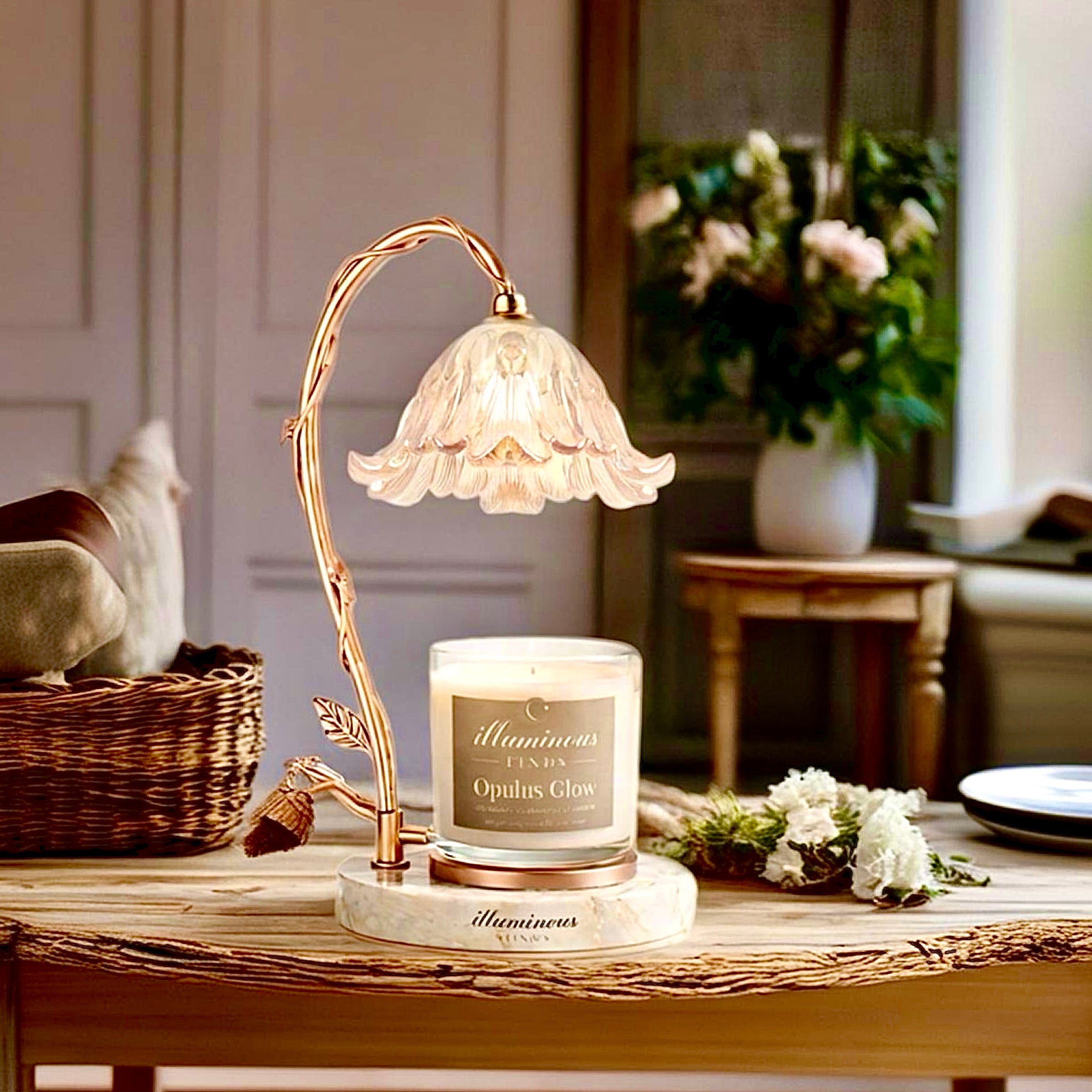 Petal Glow Candle Warmer